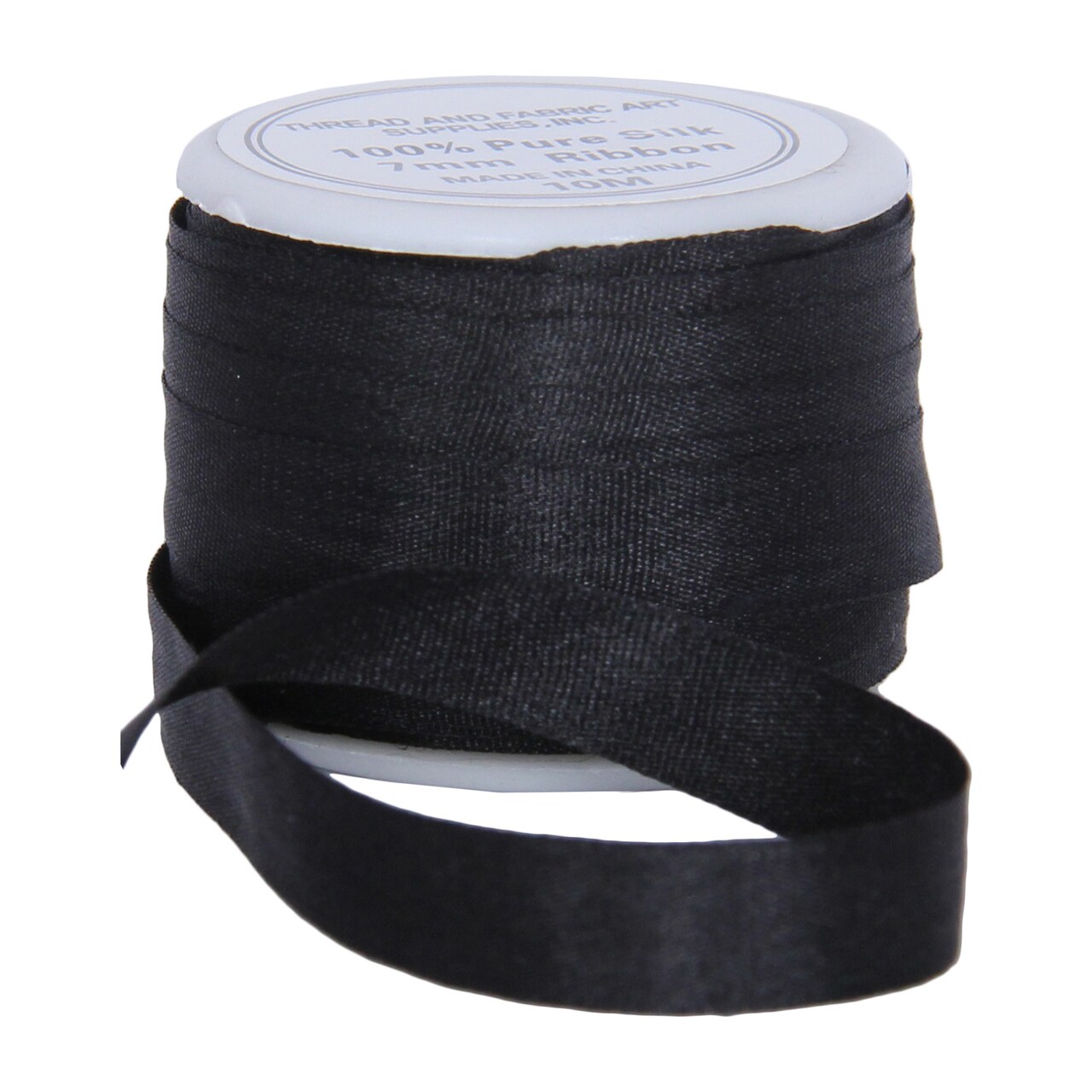 Threadart 100% Pure Silk Ribbon - 3 Widths 2MM, 4MM, 7MM - 50 Colors Available
